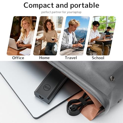 65w USB Type C Laptop Charger Compatible with Dell Universal AC Adapter | Latitude 5420 5450 5520 5320 5340 5440 5550 7440 7490 7640 7420 7310 2-in-1 Xps 13 9250 Inspiron 7420 Chromebook 3100 power