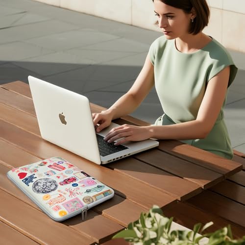 Laptop 13 inch Sleeve Case for MacBook Air 13-13.6 inch, Laptop Bag Cover for MacBook Pro 13" 14 inch, Shockproof Briefcase Travel Carrying Sleeve for 14" Chromebook, HP, Dell I Funny Sticker - color: Funny Stickers