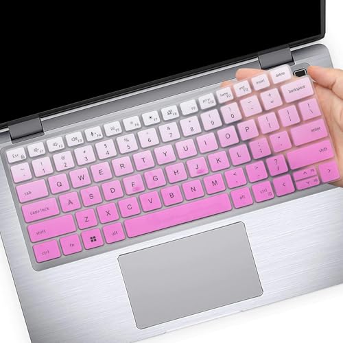 Keyboard Cover for Dell Latitude 14" 3450 3440 5450 5440 5430 5431 5420 7450 7440 7430 7420 7410, Dell Latitude 14" 9420 9430, Latitude 16 7650 7640, Latitude 9520 9510 7520 15.6"-Ombrepurple - color: OmbrePurple