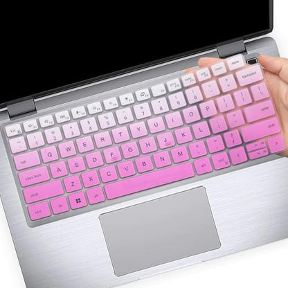 Keyboard Cover for Dell Latitude 14" 3450 3440 5450 5440 5430 5431 5420 7450 7440 7430 7420 7410, Dell Latitude 14" 9420 9430, Latitude 16 7650 7640, Latitude 9520 9510 7520 15.6"-Ombrepurple - color: OmbrePurple
