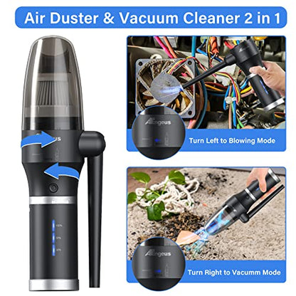 3 in1 Compressed Air Duster & Vacuum, Air Blower, Vacuum Cleaner for pc