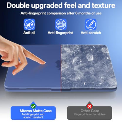 Case Compatible with MacBook Neo 13 inch Laptop 2026 (Model A3404), Scratch Resistant Protective Hard Shell Cover, Matte Indigo - color: Matte Indigo