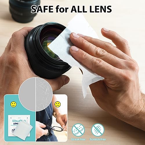 600 Count Pre-Moistened Lens Wipes for Eyeglasses | Individually Wrapped Sracth-Free Streak-Free Eyeglass Lens Cleaning Wipes, Cleaner Wipes for Sunglass, Camera Lens, Goggles - size: 600 Count (Pack of 1)