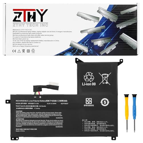 54Wh NP50BAT-4-54 Laptop Battery Replacement for Colorful X15 AT X15 XS22 | For Clevo NP70 X17 AT22, Schenker XMG Focus 16, GIGABYTE G5 GE KE KF G7 KE Series 6-87-NPSKS-53G00 6-87-NP5KS-51B00 15.4V