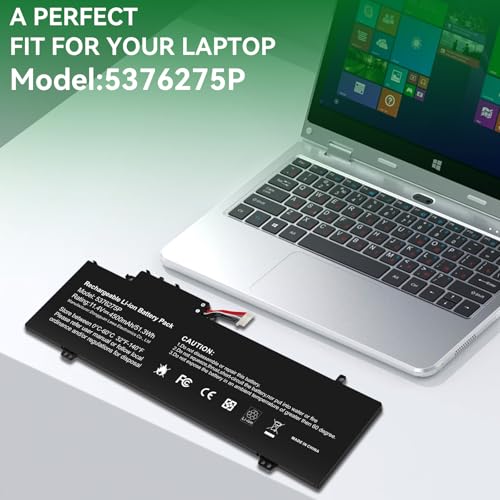 Futurebatt 5376275P Laptop Battery Replacement for Gateway GWTN141-10BK GWTN141-4 GWTN156-5BL GWTN141-2BL GWTN156-5BL UTL-509068-3S NV-509067-3S Series UTL-509068-3S NV-509067-3S - size: 5376275P 12.20, 4.92, 0.94in