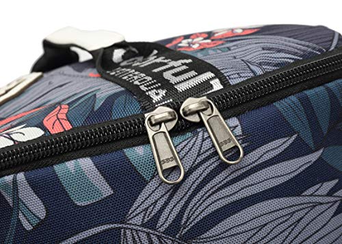 Kalesi Gym Duffle Bag Backpack 4-Way Waterproof with Shoes Compartment for travel Sport Hiking laptop - color: Floral-cool