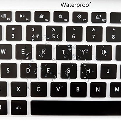 Keyboard Cover for 14" Dell Inspiron 14 5410 5415 5418 5420 5425 5430 7415 7420 7425 7430/13.3" Inspiron 13 5310 5320/16" Inspiron 16 5635 5630 5620 5625 7635 7620/Dell Latitude 3320 3420-Black - color: Black