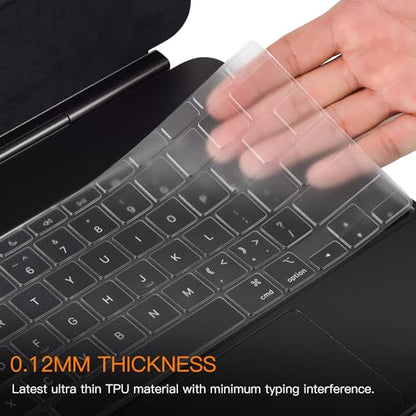 CaseBuy Premium Ultra Thin Keyboard Cover for Apple 13 Inch iPad Air 13 M3 M4(2026) & iPad Pro M5 M4(2025 2024) with Magic Keyboard, 13" iPad Pro Protector Skin Accessories, US Layout - size: iPad Pro 13" M4(2024) / Air 13 M3(2025)