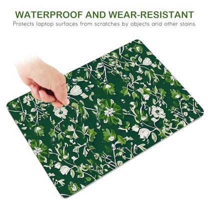 DINKY Laptop Skin Sticker Cover Decal, 12-15.6 inch Laptop Notebook Vinyl Skin Sticker Chromebook Cover Protector, Green Art Leaf - color: Green Art Leaf