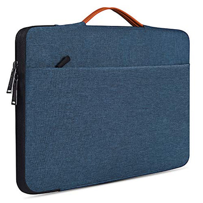 17.3 inch Laptop Briefcase Bag for HP Pavilion 17 Inch, Envy 17, PROBOOK 17, Dell G7 17.3, Dell Inspiron 17, ASUS VivoBook 17, Acer Aspire 17.3-in Computer Sleeve Case, Navy Blue - color: Navy Blue, size: 17-17.3 Inch