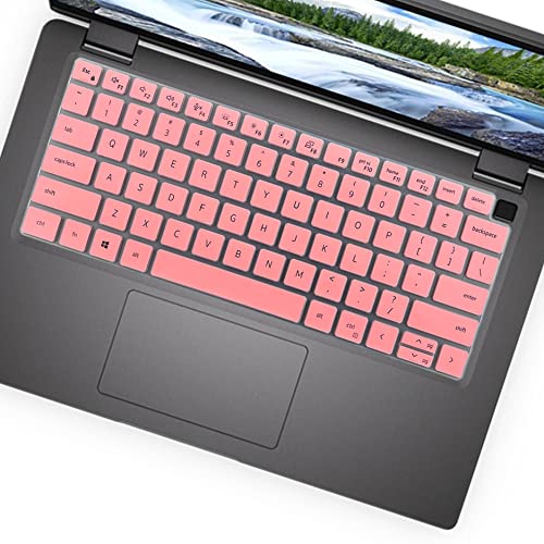 Keyboard Cover for Dell Latitude 14" 7450 7440 7430 7420 7410 3450 3440 5450 5440 5431 5430 5420, Latitude 15.6 7520 9510 9520, Latitude 9420 9430, Latitude 16 7650 7640 Keyboard Skin-Pink - color: Pink