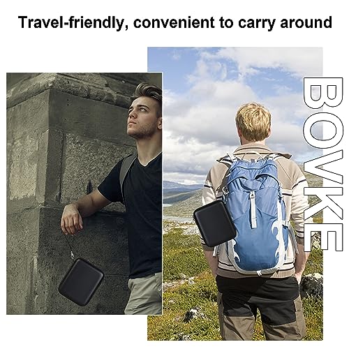 BOVKE Hard Carrying Case for Baseus 100W Blade USB C Portable Laptop Charger, Super Fast Charging Power Bank for Laptop Phone, Mesh Pocket for Cables, Black