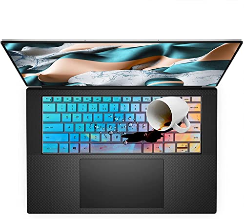 Colorful Keyboard Cover for Dell XPS 15 9500 9510 9520 9530 15.6 Inch & XPS 17 9720 9700 9710 9730 17 Inch & DELL Precision 5770 5570 5760 5560 15.6" 17.3" (NOT FIT XPS 13 14 16 inch) - color: Colorful