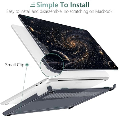Batianda Cosmic Nebula Case for Microsoft Surface Laptop 13 inch | Fits Surface Laptop 2025 13" Surface Laptop for Business 2026, Slim Hard Shell, Lightweight Protection, Precision Fit - color: Cosmic Nebula