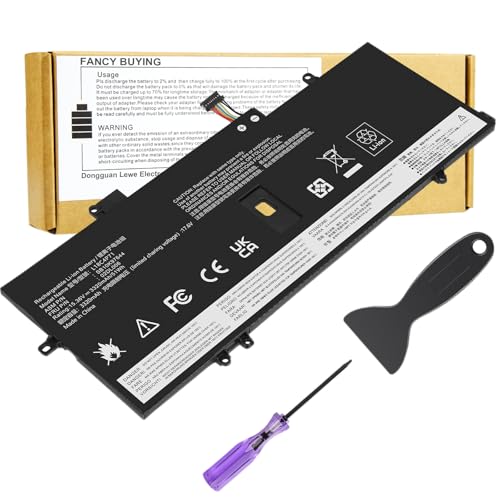 L18C4P71 L18L4P71 L18L4P71 L18M4P72 Laptop Battery Compatible with Lenovo ThinkPad X1 Yoga 4th Gen / X1 Carbon 7th Gen 2019 8th Gen 2020 Series SB10K97643 SB10K97642 SB10K97644 02DL005 02DL006 02DL004 - size: 9.7*3.7*0.24inch