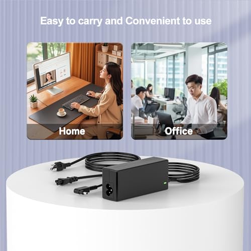 65W Laptop Charger Compatible with Acer ChromeBook 11 13 14 15 R11 N15Q8 N15Q9 N15Q10 CB3 CB5 C720 C720P C731 C738T C740 C810 C730E CB5-571 ADP-45FE F AC Adapter 19V 3.42A