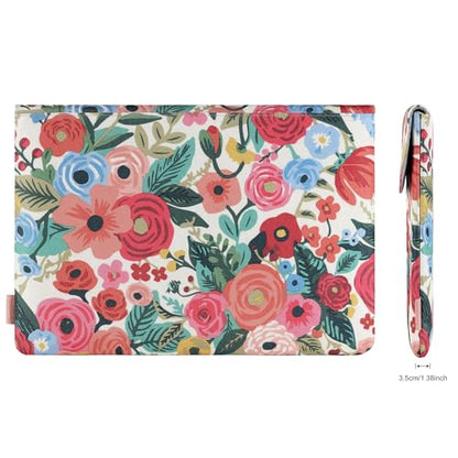 DOMISO 17 inch Laptop Sleeve Protective Case Cover Compatible with 17-17.3 inch HP Dell ASUS Lenovo Chromebook,Waterproof Computer Cases Bag with Accessory Pouch,Rose - size: 17 inch