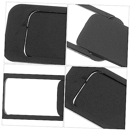 2pcs Webcam Cover Slide Self-Adhesive Privacy Protector for Laptop and Mobile Devices Ultra-Thin Design for Enhanced Security Black Square Shape