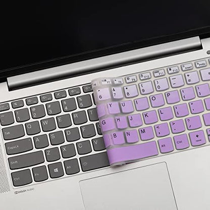 Keyboard Cover for 14" Lenovo Ideapad Silm 7 7i 14, Ideapad Silm 7 7i Pro 14", Lenovo Flex 5 14", Ideapad 5 14", IdeaPad Flex 5 5i 14, ThinkBook 14 14s G2 G3 Keyboard Cover - color: GPurlple