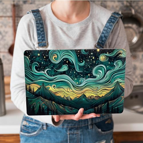 Universal Laptop Skin Sticker with 2 Wrist Pad Skins, Waterproof Scratch Resistant Vinyl Laptop Cover Decal, Cut to Fit for 11–15.6 Inch MacBook HP Dell Lenovo, Fantasy Villa - color: Fantasy Villa