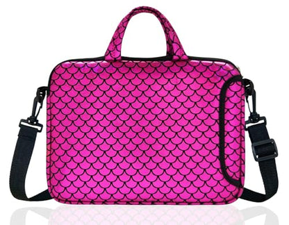17.3-Inch Laptop Shoulder Carrying Bag Case Sleeve For 17" 17.3 inch HP DELL (Purple) - color: Purple