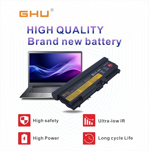 GHU 70++ Battery 73Wh Replacement for Lenovo ThinkPad T410 T420 T430 T520 T530 W520, Compatible with 0A36303 45N1001 - style: 73 Wh (70++)