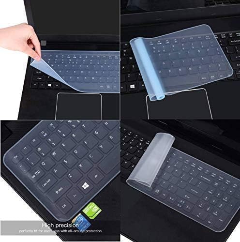 15.6” 16" Universal Silicone Laptop Keyboard Protector | Laptop Keyguard Cover | Keyboard Dust Cover | Waterproof & Dust-Proof Protective Skin