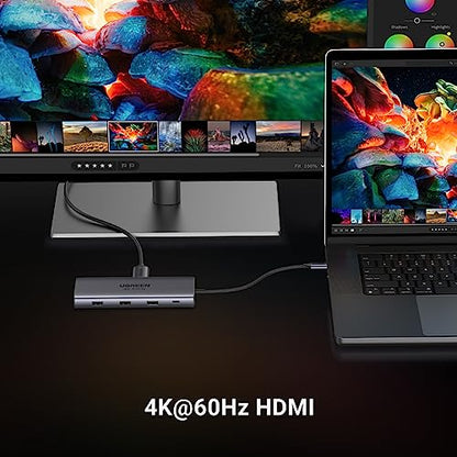 UGREEN Revodok Pro 9-in-1 USB-C Hub 10Gbps 4K HDMI | SD/TF reader, Gigabit Ethernet, 100W PD, compatible with MacBook Neo/Pro/Air, iPhone 17/16/15 Pro, Thinkpad