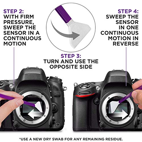 Altura Photo Camera Cleaning Kit, Full Frame Sensor Cleaner DSLR Mirrorless | Streak-Free Results, Includes Cleaner, Swabs, Pen, Blower, Brush, Cloth & Hard Case - style: Full Frame