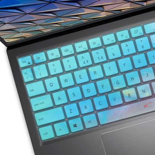 Colorful Keyboard Cover for 2025 Dell 15 Laptop DC15250 DC15255 15.6, Dell Inspiron 15 3510 3511 3515 3525 3530 3535 5510 5515 5518 7510 15.6, Vostro 3510 3520 3530 5510 5515 15.6, Inspiron 7610 - color: Colorful