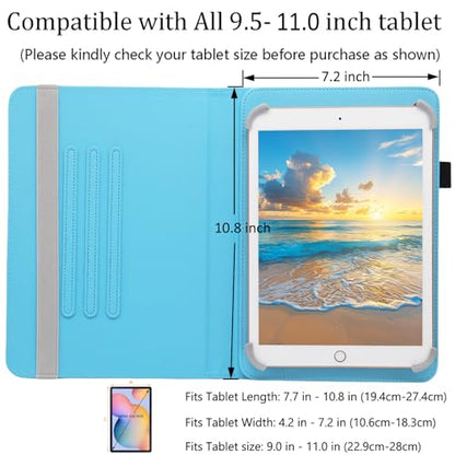 Universal 10 10.1 Inch Android Tablet Case, Dluggs 360 Degree Rotating Multi-Angle Viewing Stand Universal Case Cover for 10 10.1 and All 9.5-10.5 Inch Tablet, Plum Blossom - color: Plum Blossom