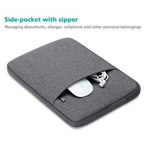 NIDOO 16 inch Laptop Sleeve Carrying Case Computer Protective Cover for 16" ThinkPad E16 Gen 2 / L16 Gen 6/ Z16/ ThinkBook 16 Gen 7 8/15 inch MacBook Air M5 M4/ Dell 16 Plus/HP ASUS Acer - color: Dark Grey, size: 15-16 Inch / Macbook Pro 15 16