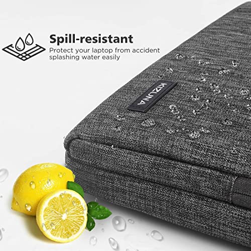 KIZUNA Laptop Bag Case 13.3 Inch Computer Shoulder Messenger Sleeve Briefcase for 13" MacBook Air/MacBook Pro 14 M2 Pro/M1 MAX/14 Lenovo ThinkPad X1 Carbon/IdeaPad Flex 5i /Huawei,Grey - color: Grey, size: 13-13.3 Inch