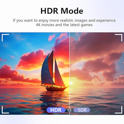 23.8" Large Portable Monitor, 2.5K QHD 180Hz Laptop Screen Extender, 150% RGB 178° IPS, Speakers & USB Hub for Office/Gaming with Kickstand, Travel Monitor for Laptop/PC/Mac/Xbox, VESA USB-C & HDMI - style: A2-23.8" Portable Monitor