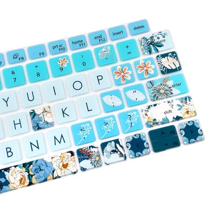 Silicone Keyboard Cover Skin for Dell Latitude 3000 3340 13.3"(2023)/ 5320 5330 5340 5350 13.3"/ 7320 7330 7340 7350,Peony - color: Peony