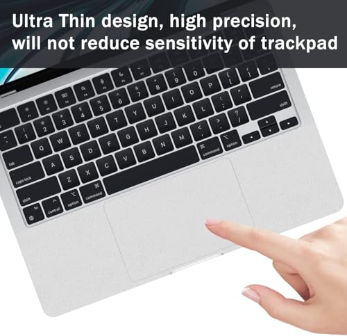 Palm Rest Skin for 2026-2022 MacBook Air 15" M5 M4 M3 M2 Chip Model A3448 A3241 A3114 A2941 Wrist Rest Protective Skin Cover (Silver) - color: MacBook Air 15.3（Silver）