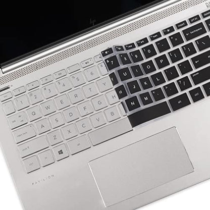Keyboard Cover for HP Laptop 14/HP Pavilion 14-dq 14-cf/fq, HP 14 Ultrabook, HP 14-dq0052dx 14-dq0703dx 14-dq2089wm 14-dq0760dx 14-dq0032dx 14-dq0004dx 14-dq0762dx 14-dq0761dx 14-dq0054dx 14-dq1043dx - color: Black