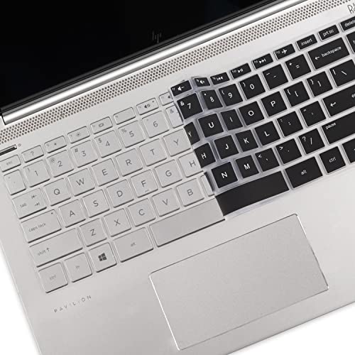 Keyboard Cover for HP Laptop 14/HP Pavilion 14-dq 14-cf/fq, HP 14 Ultrabook, HP 14-dq0052dx 14-dq0703dx 14-dq2089wm 14-dq0760dx 14-dq0032dx 14-dq0004dx 14-dq0762dx 14-dq0761dx 14-dq0054dx 14-dq1043dx - color: Black
