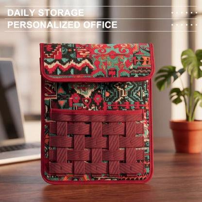 Gexmil 11 Inch Tablet Sleeve for iPad A16 11"., Air 11 inch M3/M2, Pro 11 M4, iPad 10/9/8/7, Air 5/4/3/2/1,Mini 7/6/5/4/3/2/1,Galaxy Tab S9/S8/S7 11，Tab A7/A8/A9/S6 L, Red Painting - color: Red Canvas, size: 11 Inch