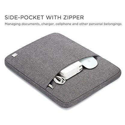 NIDOO Laptop Sleeve 13 11.6 inch Tablet Computer Bag Carrying Case for 13" Surface Pro 10 9 8 7 X/ 13" 12.9" iPad Pro M4 M2/ Dell XPS 13/13" MacBook Pro Air/ 13.3" Lenovo ThinkPad Z13 HP Samsung,Grey - color: Grey, size: 11.6 Inch / 12 inch New MacBook