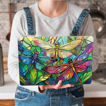Universal Laptop Skin Sticker with 2 Wrist Pad Skins, Waterproof Scratch Resistant Vinyl Laptop Cover Decal, Cut to Fit for 11–15.6 Inch MacBook HP Dell Lenovo, Color Dragonfly - color: Color Dragonfly