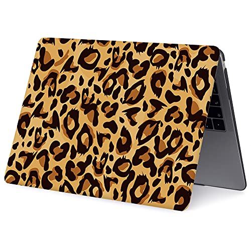 Protective Case Compatible with MacBook Pro 13 inch with CD-ROM Model: A1278(Old Version 2012/2011/2010/2009/2008), Plastic Hard Shell Case Cover & Keyboard Cover Skin - Leopard - color: Leopard 3, size: A1278(Pro 13 w/CD-ROM 2008-2012)