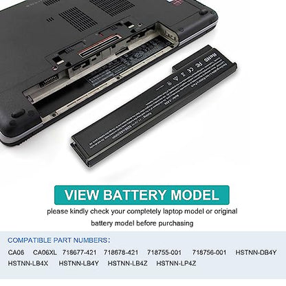 Futurebatt Laptop Notebook Battery for HP ProBook 640 645 650 655 G0 G1 Series, P/N: CA06 CA06XL HSTNN-DB4Y HSTNN-LB4Z HSTNN-LB4X HSTNN-LB4Y HSTNN-LP4Z - size: CA06 8.86*3.15*1.38 in