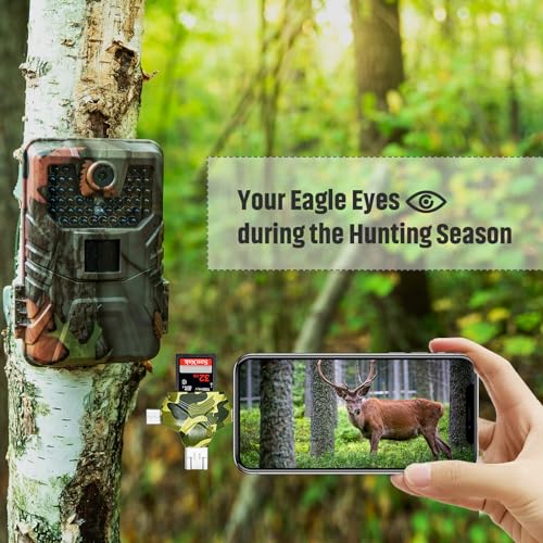 SD/Micro SD Card Reader for iPhone/iPad/Android/Mac/Computer/Camera, 4 in 1 Triangle Portable Memory Card Reader, Compatible with TF Cards&Trail Camera Viewer, Plug and Play, No App Required - color: Camo