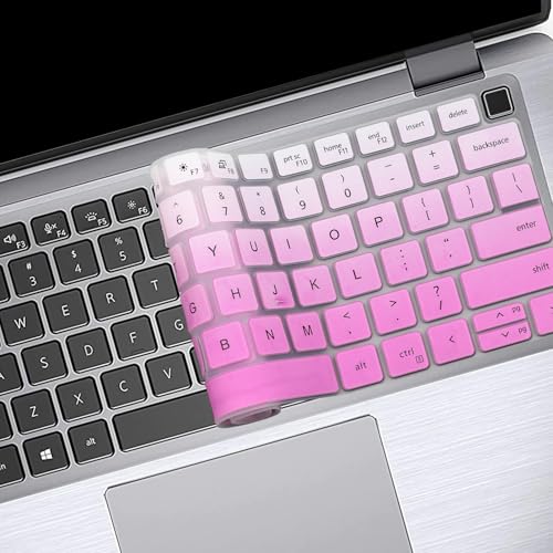 Keyboard Cover for Dell Latitude 14" 3450 3440 5450 5440 5430 5431 5420 7450 7440 7430 7420 7410, Dell Latitude 14" 9420 9430, Latitude 16 7650 7640, Latitude 9520 9510 7520 15.6"-Ombrepurple - color: OmbrePurple