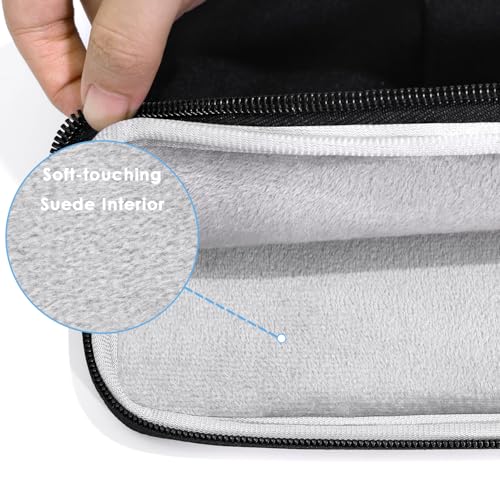 ProElife Sleeve Case for MacBook Pro 14 inch M5 M4, Precision Fit, Black | Water-Resistant, Soft Inner Lining Padded, Anti-Scratch, Extra Attached Pocket, Travel Carry Laptop Bag for Home Office