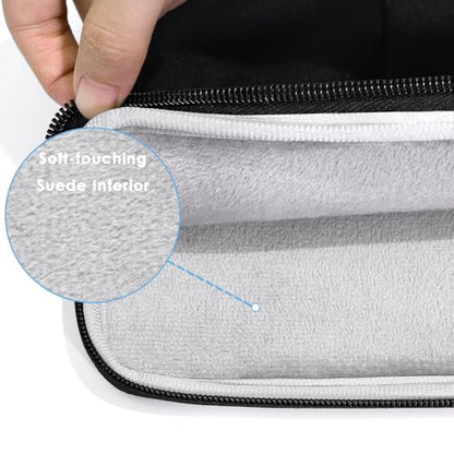 ProElife Sleeve Case for MacBook Pro 14 inch M5 M4, Precision Fit, Black | Water-Resistant, Soft Inner Lining Padded, Anti-Scratch, Extra Attached Pocket, Travel Carry Laptop Bag for Home Office