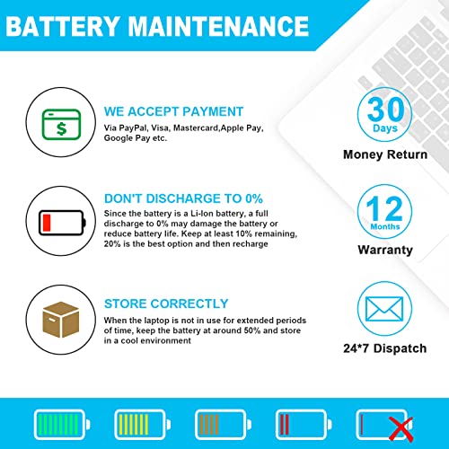 Fancy Buying L13L4A01 L12S4E55 Laptop Battery for Lenovo N40 N50 M4400 V4400 Eraser B40 B50 B50-30 Touch B50-45 B50-70, IdeaPad N40 N40-30 N40-45 N40-70 V4 M4450 - size: 10.04*1.58*0.87inch B40-80