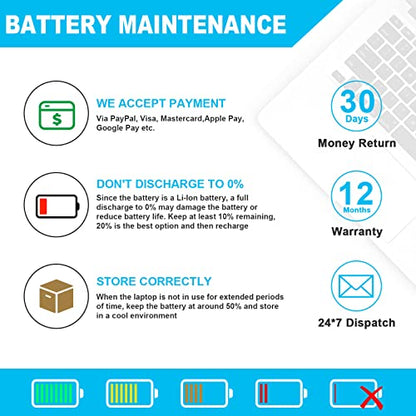 Fancy Buying L13L4A01 L12S4E55 Laptop Battery for Lenovo N40 N50 M4400 V4400 Eraser B40 B50 B50-30 Touch B50-45 B50-70, IdeaPad N40 N40-30 N40-45 N40-70 V4 M4450 - size: 10.04*1.58*0.87inch B40-80