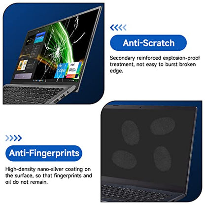 2 Pack 15.6 inch (1920x1080P) Laptop Blue Light Screen Protector, Eye Protection Anti-Scratch and Anti-Glare Screens for Laptops 15.6’’ with 16:9 Aspect Ratio - size: 15.6 inch with 16:9 aspect ratio